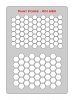 Paint Forge PFST001L STENCIL - HEX
